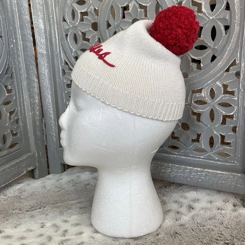 Baby GAP beanie hat baby girls 6-12 months knit kisses lovecore Valentine’s Day